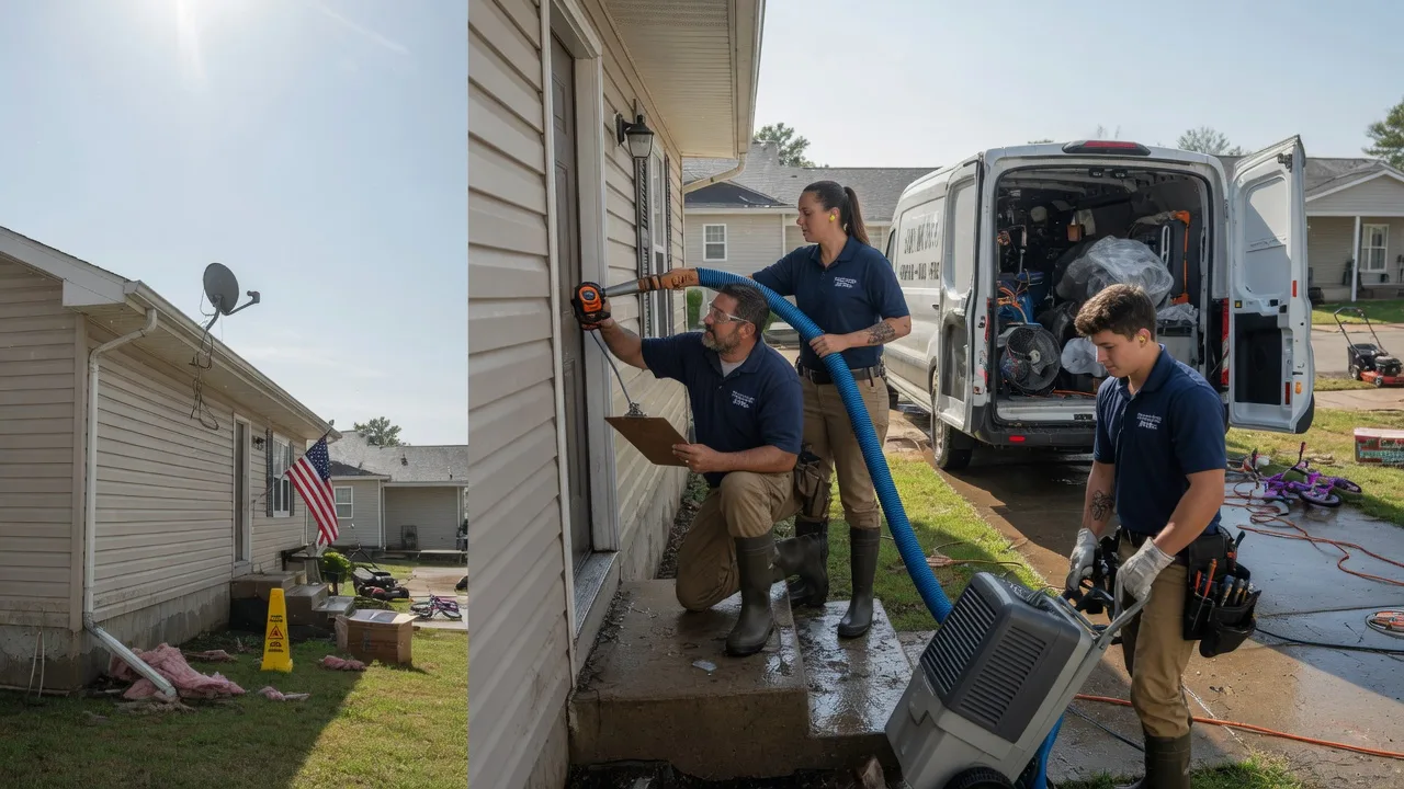 Ceiling Water Damage Restoration in Creston, OH near me